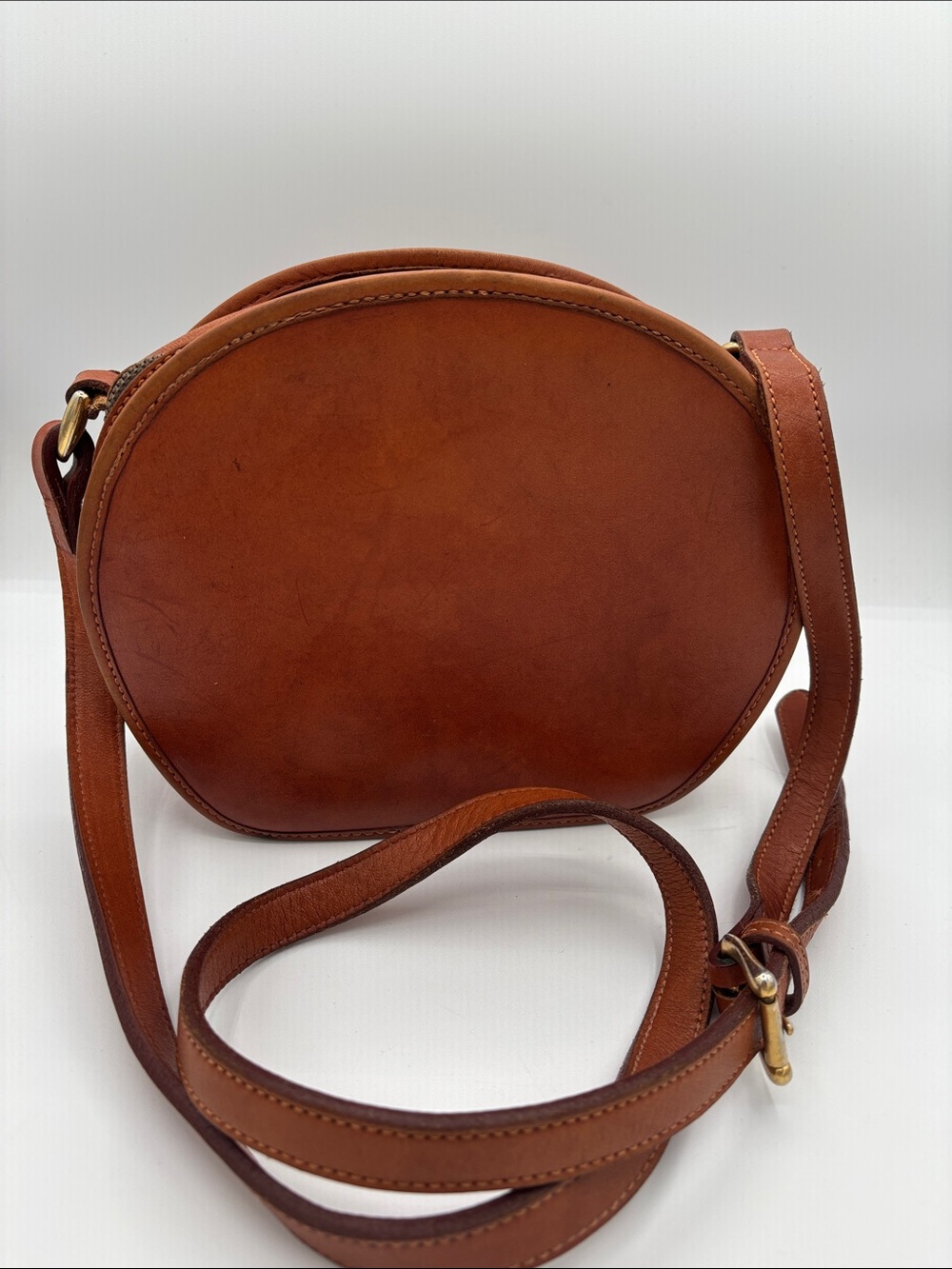 Vintage COACH Canteen Leather Crossbody Bag Chestnut Brown- WOW!